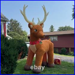 Home Accents Holiday 10.5 Foot Giant LED Reindeer Inflatable