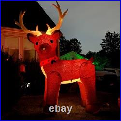 Home Accents Holiday 10.5 Foot Giant LED Reindeer Inflatable