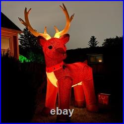 Home Accents Holiday 10.5 Foot Giant LED Reindeer Inflatable