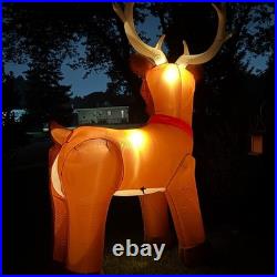 Home Accents Holiday 10.5 Foot Giant LED Reindeer Inflatable