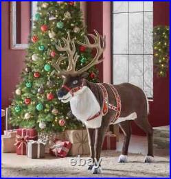 Home Accents Holiday 4.5 Ft. Animated Reindeer Christmas Animatronic NEW 2024