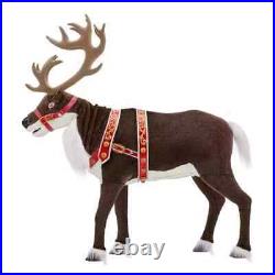 Home Accents Holiday 4.5 Ft. Animated Reindeer Christmas Animatronic NEW 2024