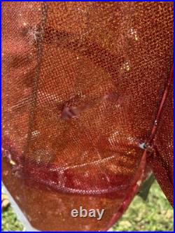 Home Accents Holiday 5 Ft. LED Santa With Merry Christmas & Sign Outside Deco