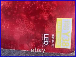 Home Accents Holiday 5 Ft. LED Santa With Merry Christmas & Sign Outside Deco