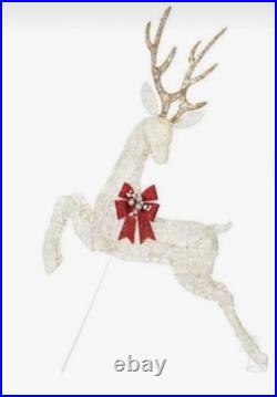 Home Accents Holiday 65 Deer Jumping LED Indoor & Outdoor 160L