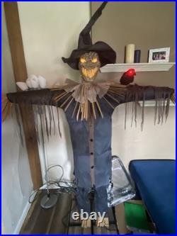 Home Accents Holiday 6.5 ft Wicked Woods Animated LED Scarecrow MPN 1015092949