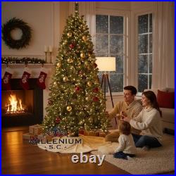 Home Accents Holiday 7.5 ft. Festive Pine LED Pre-Lit Christmas Tree T5