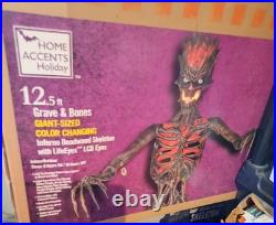 Home Accents Holiday Decor 12.5 Ft Giant-Sized Inferno Deadwood Skeleton