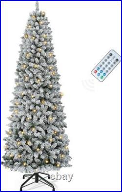 Home Decoration 7.5 ft Pre-Lit Grand Duchess Fir Christmas Tree