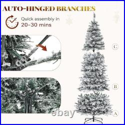 Home Decoration 7.5 ft Pre-Lit Grand Duchess Fir Christmas Tree