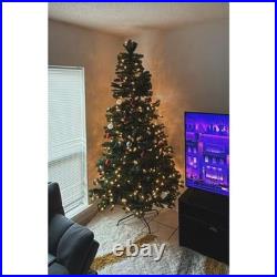 Home Decorators 7.5 ft Pre-Lit Grand Duchess Twinkling Balsam Fir LED Tree T27