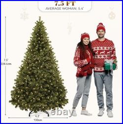 Home Decorators 7.5 ft Pre-Lit LED Grand Duchess Balsam Fir Christmas Tree