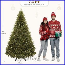 Home Decorators 7.5 ft Pre-Lit LED Grand Duchess Balsam Fir Christmas Tree