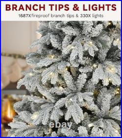 Home Decorators 7.5 ft Pre-Lit LED Grand Duchess Balsam Fir Christmas Tree