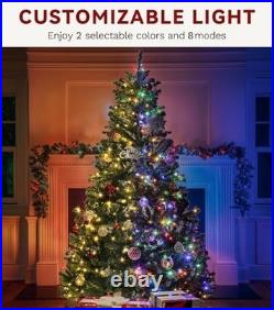 Home Decorators 7.5 ft Pre-Lit LED Grand Duchess Balsam Fir Christmas Tree