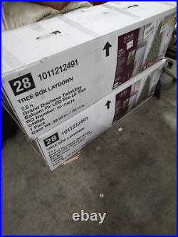 Home Decorators 7.5 ft Pre-Lit LED Grand Duchess Balsam Fir Christmas Tree 2250