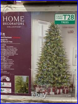 Home Decorators 9 ft. Pre-Lit Grand Duchess Twinkling Balsam Fir LED Tree T28