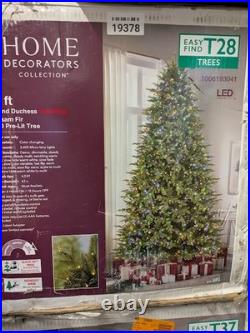 Home Decorators 9 ft. Pre-Lit Grand Duchess Twinkling Balsam Fir LED Tree T28