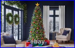 Home Decorators Collection 7.5 ft. Pre-Lit LED Grand Duchess Twinkling Fir Slim