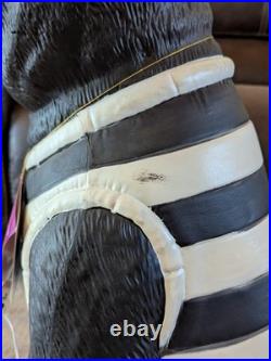 Home Depot 2.5 Ft French Bulldog Home Accents Halloween Dog Prisoner w Skull LED