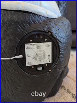 Home Depot 2.5 Ft French Bulldog Home Accents Halloween Dog Prisoner w Skull LED