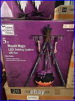 Home Depot 5ft bubbling cauldron 2022 Halloween animatronic