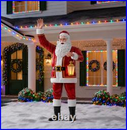 Home Depot Accents 8.5 FT Giant-Sized LED Towering Santa NIB? RARE