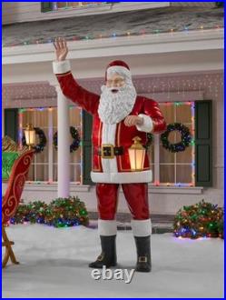 Home Depot Accents 8.5 FT Giant-Sized LED Towering Santa NIB? RARE