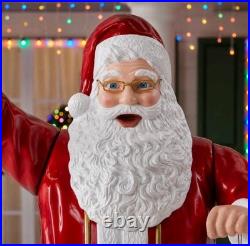 Home Depot Accents 8.5 FT Giant-Sized LED Towering Santa NIB? RARE