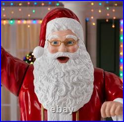 Home Depot Accents 8.5 FT Giant-Sized LED Towering Santa NIB? RARE