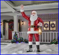 Home Depot Accents 8.5 FT Giant-Sized LED Towering Santa NIB? RARE