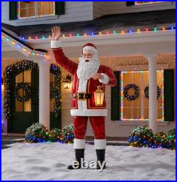Home Depot Accents 8.5 FT Giant-Sized LED Towering Santa NIB? RARE