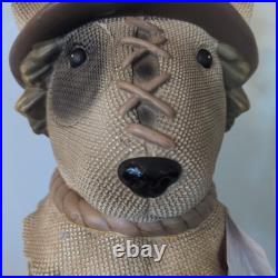 Home Depot Holiday Halloween Classics LED Bull Terrier Scarecrow New without box