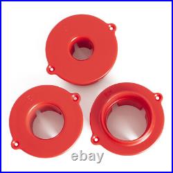 Home Heritage 1-1.75 Artificial Christmas Tree Base Rotating Metal Stand, Red