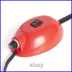 Home Heritage 1-1.75 Artificial Christmas Tree Base Rotating Metal Stand, Red