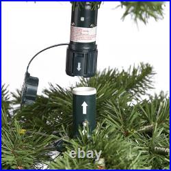 Home Heritage Snowdrift 7.5' PreLit Artificial Tree, Berries/Pinecones (Used)