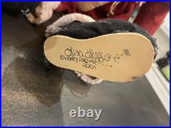 Honey and me Santa Doll 2001 Signed 33 Inch ×RARE× wood sole shoes Folk Art B147 Honey and me Santa Doll 2001 Signed 33 Inch ×RARE× wood sole shoes Folk Art B147