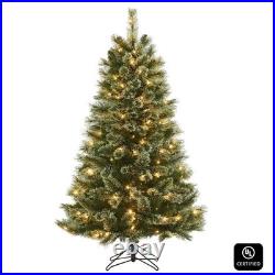 Honeywell 5 ft Cashmere Pre-Lit Artificial Christmas Tree Multi-Color Lights