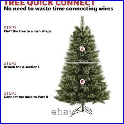 Honeywell 5 ft Cashmere Pre-Lit Artificial Christmas Tree Multi-Color Lights