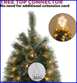 Honeywell 7.5 ft Cashmere Pre-Lit Artificial Christmas Tree Multi-Color Lights