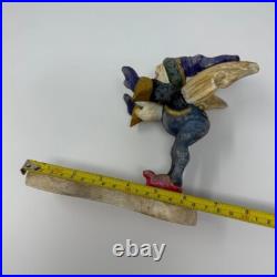 House of Hatten Pixie Elf Santa Claus Vintage Denise Calla Signed Candle holder