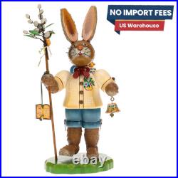 Hubrig Rabbit Hans 12 Wooden Statue Figurine Holiday Christmas Gifting Decor
