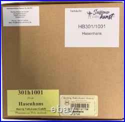 Hubrig Rabbit Hans 12 Wooden Statue Figurine Holiday Christmas Gifting Decor