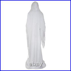 Huge 12-ft. Animatronic Skeleton Ghoul Moves Speaks Led Halloween Yard Hant Prop Huge 12-ft. Animatronic Skeleton Ghoul Moves Speaks Led Halloween Yard Hant Prop