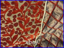 Huge 80 Christmas Tree Skirt Luxurious Elegant Thick & Puffy Decorations RARE