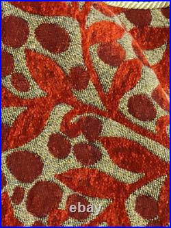 Huge 80 Christmas Tree Skirt Luxurious Elegant Thick & Puffy Decorations RARE