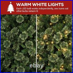 Hykolity 6 ft Prelit Christmas Tree, Artificial Christmas Pine Tree with 350 War