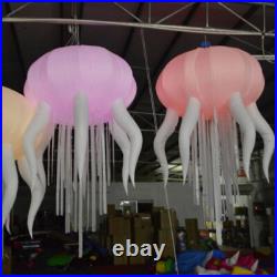 Inflatable Hanging Jellyfish Party Sales Decoration Led Glowing 16 Colors