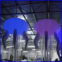 Inflatable Hanging Jellyfish Party Sales Decoration Led Glowing 16 Colors