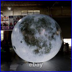 Inflatable Moon Planet Model With LED Lights Hanging Inflatable LED Moon wedding
